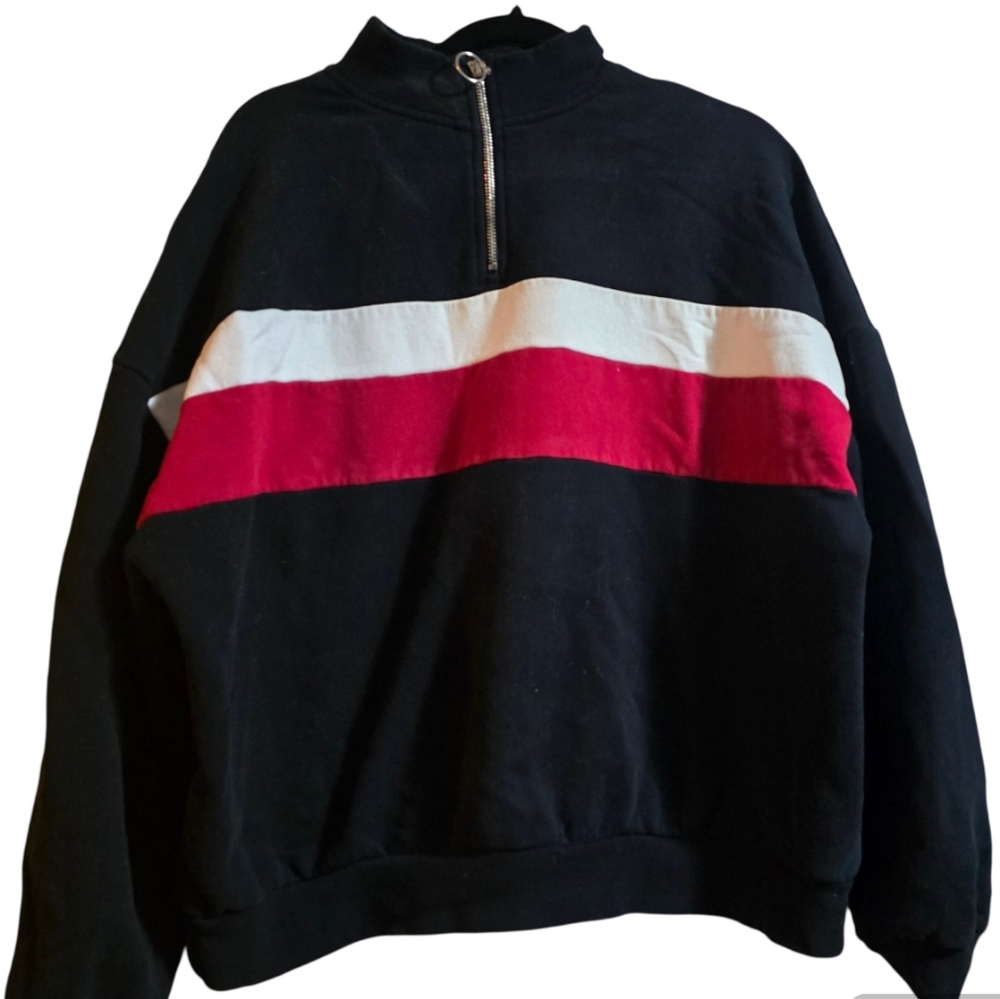 HARLOW CREW NECK ZIP UP XL